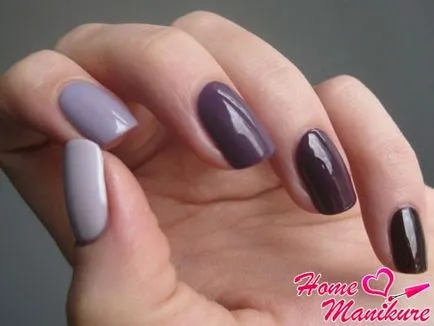 Ombre manikűr otthon fotó és videó (Ombre manikűr köröm házias fotó effektusok, hogy a videó) Ombre manikűr otthon fotó és videó