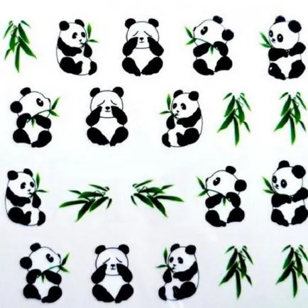 Manikűr panda adott technikát