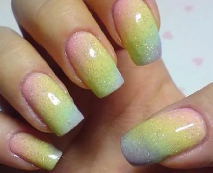 Divat Nails stílus Ombre