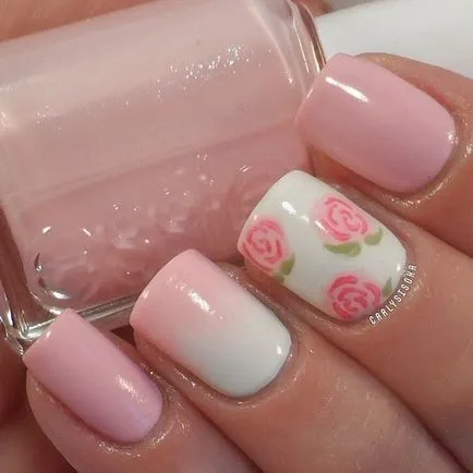 Fashion Nails hatás Ombre - 50 videó kép - elegáns körmök (manikűr) Fashion Nails hatás Ombre - 50 videó kép - elegáns körmök