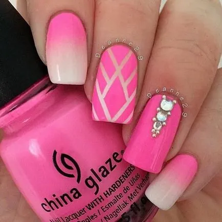 Divat Nails stílus Ombre