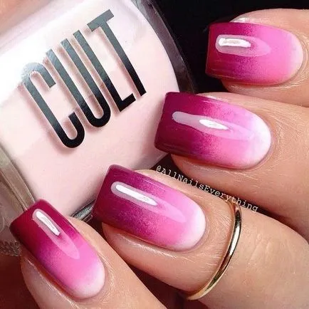 Divat Nails stílus Ombre