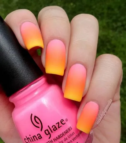 Divat Nails stílus Ombre