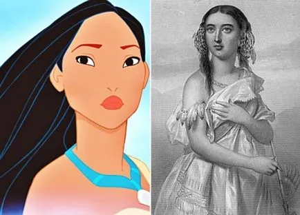 Ez az, amiért a történelem Pocahontas Indian Princess felvették a kereszténységet és Angliába költözött (Pocahontas) Ez az, amiért a történelem Pocahontas Indian Princess felvették a kereszténységet és Angliába költözött