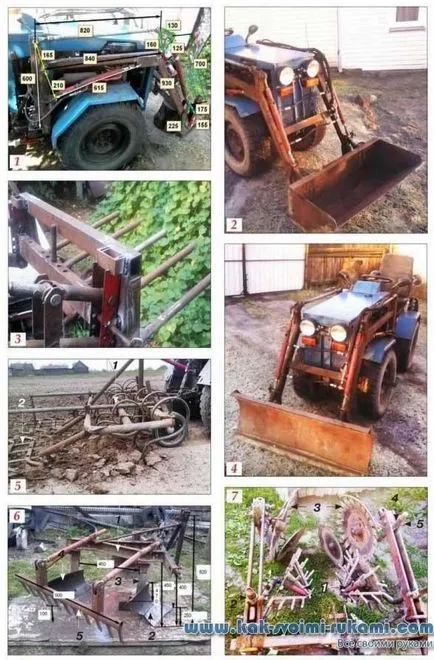 Mellékletek a mini traktorok saját kezűleg, a kezében -, hogyan lehet a legtöbbet (berendezés) Mellékletek a mini traktorok saját kezűleg, a kezében -, hogyan lehet a legjobban