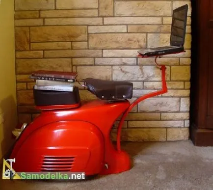 Újragondolása vespa vagy mit lehet tenni egy régi robogó (bútorok) Újragondolása vespa vagy mit lehet tenni egy régi robogó