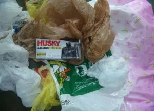 A ruha a csomagok