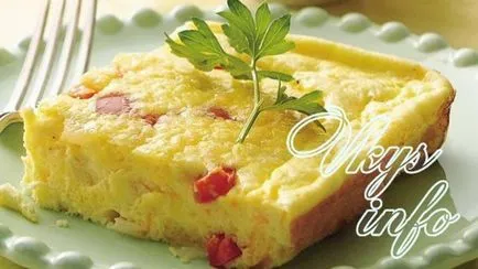 Bolyhos omlett sütőben recept fényképpel (mézeskalács) Bolyhos omlett sütőben recept egy fotó