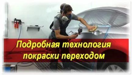 Festék szállítókocsi kezével a technológia, video