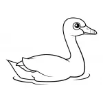 Kifestőkönyv gyerekeknek Bird (Bird) Színező madarak gyerekeknek