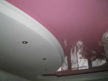 Pink szakaszon mennyezet - belsőépítészet és fotó tippek