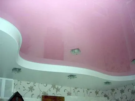 Pink szakaszon mennyezet - belsőépítészet és fotó tippek