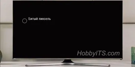 Független ellenőrzését az LCD TV-halott pixel