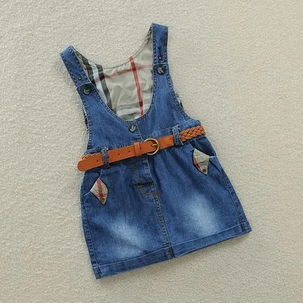 Ruha farmer lányoknak - varrni magát - 40 fotó