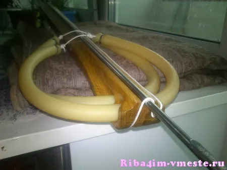 Házi Crossbow víz alatti vadászat és a halak együtt