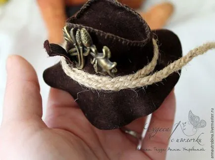 Varrni egy cowboy kalapot egy baba vagy mackó - Fair Masters - kézzel készített, kézzel készített (varrni cowboy kalap babák vagy medve) Varrni egy cowboy kalapot egy baba vagy mackó - Fair Masters - kézzel készített, kézzel készített