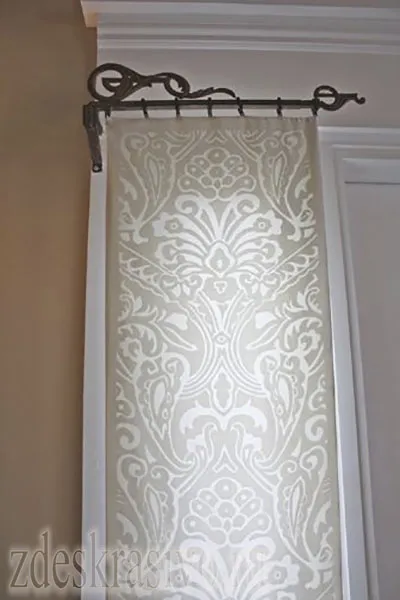 A függöny az ajtó (40 fotó) Mi a teendő