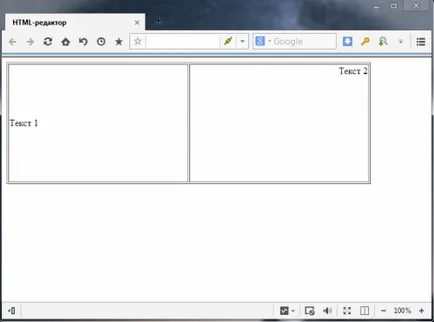Tábla létrehozása html, html