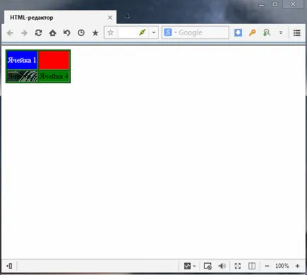 Tábla létrehozása html, html