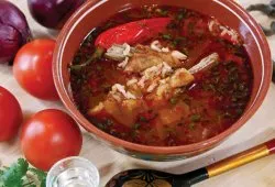 kharcho leves - recept fotókkal (babérlevél zöld só) kharcho leves - recept fotókkal