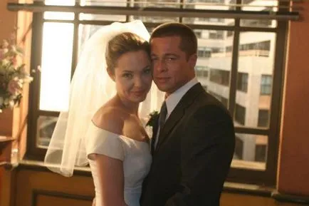 Esküvői Angelina Jolie és Brad Pitt részletek