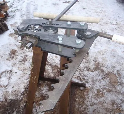 Hajlító szerszámgépek alakú cső kezével rajzok, fotók, videó