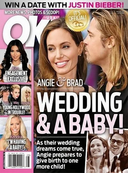 Esküvői Angelina Jolie és Brad Pitt - Fotó Videó