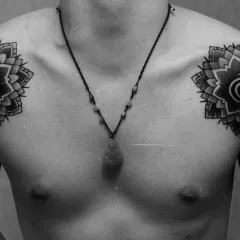Tattoo stílus dotvork (dotwork), fotók, vázlatok tetoválás
