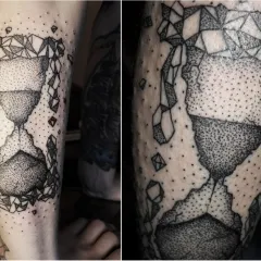 Tattoo stílus dotvork (dotwork), fotók, vázlatok tetoválás