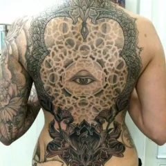 Tattoo stílus dotvork (dotwork), fotók, vázlatok tetoválás