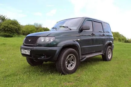UAZ Patriot, az üzemanyag-fogyasztás 100 kilométerenként