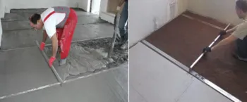 esztrich készülék főbb szakaszait szerelési munkák