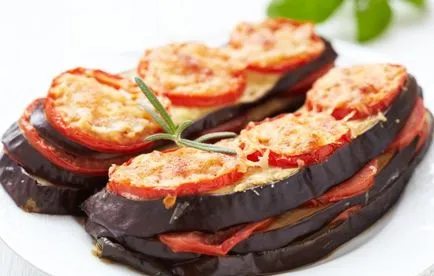 Olvasása a recept padlizsán, sült sajttal és paradicsommal (recept) Olvassa el a receptet padlizsán, sült a kemencében sajttal és paradicsommal