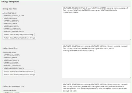 WP-postratings - ranglista wordpress blog, wordpress mánia