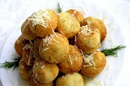 Fried sajt labdák 7 legjobb receptek (receptek) Rántott sajt golyók 7 legjobb receptek