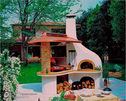 Hogyan építsünk egy barbecue a ház