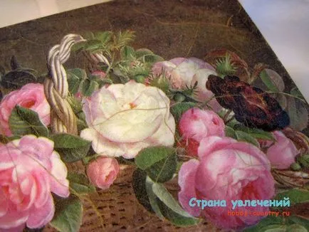 Craquelure decoupage mesterkurzus