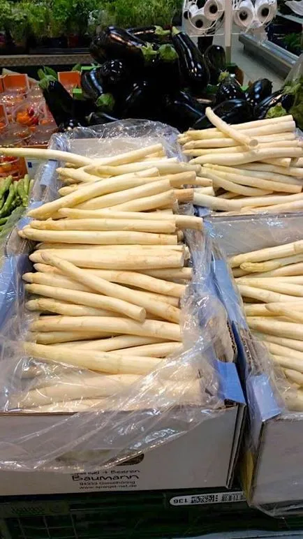 Asparagus, amelyből készítik