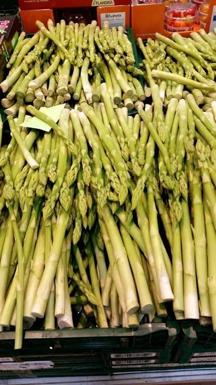 Asparagus, amelyből készítik