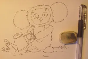 Hogyan kell felhívni lépésről lépésre Cheburashka Hogyan kell felhívni lépésről lépésre Cheburashka