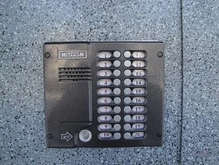 Hogyan kell megnyitni kulcs nélkül kaputelefonok Metacom