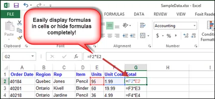 Mint képletek feltérképezése excel