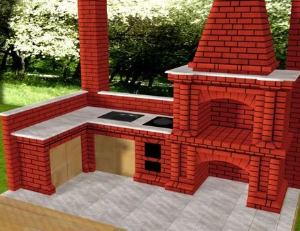 Hogyan építsünk egy barbecue a ház
