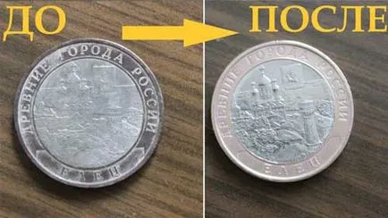 Hogyan tisztítható régi réz érme