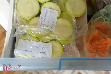 Hogyan befagyasztására squash