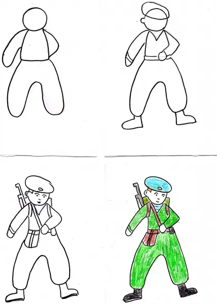 Hogyan rajzoljunk katonai járművek