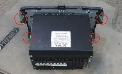 Eltávolítása rádió toyota Eltávolítása rádió toyota