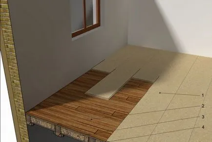 Hogyan feküdt laminált parketta Hogyan feküdt laminált parketta