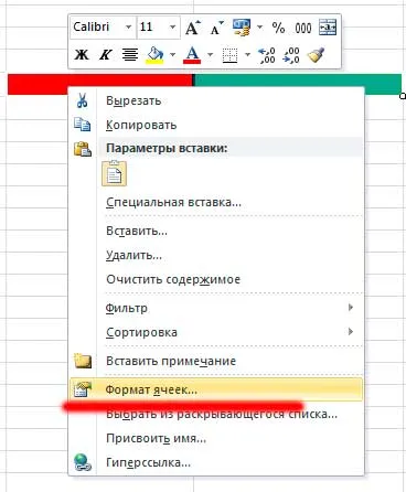 Hogyan készítsünk egy cellát az Excel