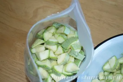 Hogyan befagyasztására squash